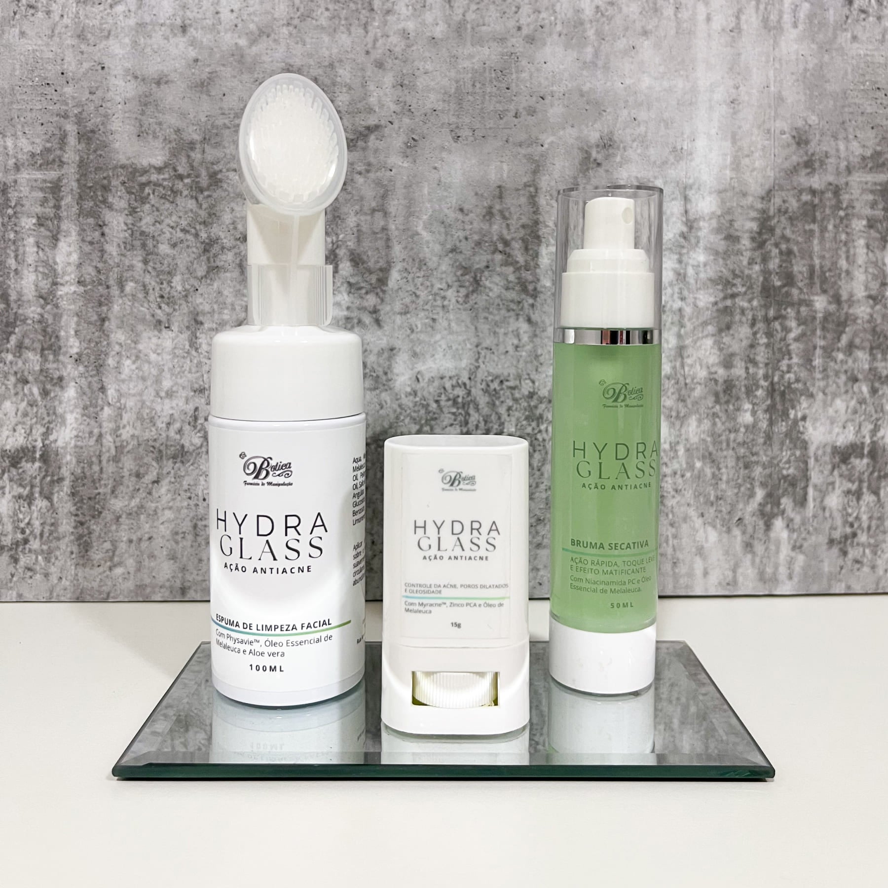 Combo Antiacne Hydra Glass – Tratamento Completo